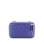 All Slide Long Vanity Case with Chain Quilted Lambskin Small crossbody bag 2