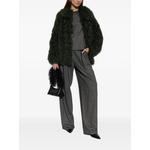 Lurex-thread pleated trousers 2
