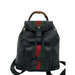 20th Century Calfskin Bamboo Web Drawstring backpack 1