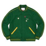 Бомберы Supreme x Jamie Reid It's All Bollocks Varsity Jacket 'Dark Green' 1