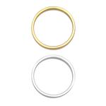 Кольцо Duo Basic Classic Двухцветное с золотым покрытием 4