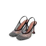 Dolly crystal-net slingback pumps 2
