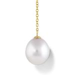 South Sea pearl and diamond dangle earrings 2