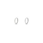 Серьги-кольца TOMEI, белое золото 585/14K 1