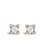 Серьги RockChic из розового золота с бриллиантами 1