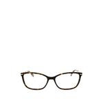 tortoiseshell-effect rectangle-frame glasses 1