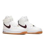 Кроссовки Nike Wmns Air Force 1 High 'White Night Maroon' 8