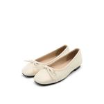 Malette Tweed two tone Ribbon Flats (1см) - Ivory 2