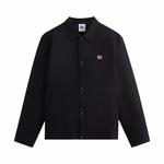 Куртка-коуч Kith For Wilson Midway Coaches Jacket 'Черный' 1