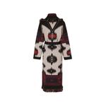 Icon jacquard fringe coat 2