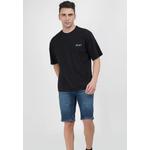 Свободная футболка Oversized Rock And Roll Black Cotton Short Sleeve Crew Neck Relaxed Tee 5