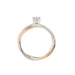 LITZ 18K Белое золото Кольцо с бриллиантом DR5998 3