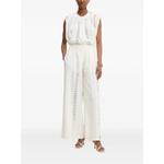broderie-anglaise wide-leg trousers 2