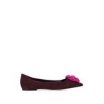 Rose Vivier silk rose-detail ballet flats 1