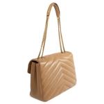 Сумки через плечо Saint Laurent Loulou Foldover Top Large Shoulder Bag 'Натуральный загар' 2