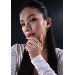 Соленое кольцо с сапфиром 4