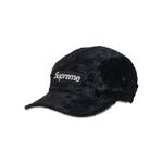 Кепки Supreme Crushed Velvet Camp Cap 'Black' 1