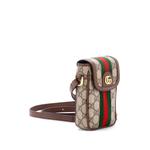 Сумка через плечо Ophidia Flap Phone Holder GG Coated Canvas 3