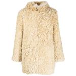 faux-fur hooded coat 1