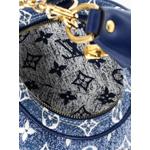 Сумка-хобо Loop Monogram Jacquard Denim 5