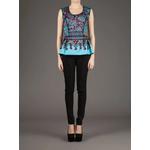 floral print peplum top 2