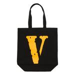 Сумки-тоут Vlone Tote Bag 'Black/Yellow' 2