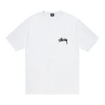 Футболки Stussy Burning Stock Tee 'White' 1