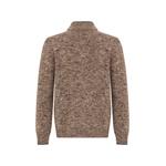 textured-knit button-up cardigan 2
