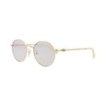 Солнцезащитные очки Gucci Round-Frame Metal 'Gold/Transparent' 2