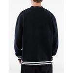 Heritage logo-patch button-up cardigan 3
