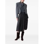 pleated skirt with jewel embroidery 3