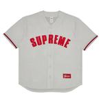 Джерси Supreme Ultrasuede Mesh Baseball Jersey 'Grey' 1