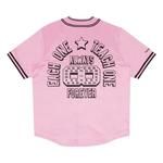 Джерси Supreme x Mitchell & Ness Satin Baseball Jersey 'Pink' 2