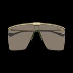 Солнцезащитные очки Gucci Shield 'Золото/Коричневый' 1
