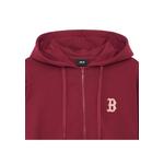 БАЗОВАЯ КОФТА С КАПЮШОНОМ И МОЛНИЕЙ С СРЕДНИМ ЛОГОТИПОМ BOSTON RED SOX 3