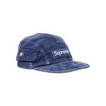Бейсболки Supreme Corduroy Pocket Camp Cap 'Blue' 2