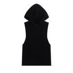 Верх Rick Owens Maglia Hooded Tank Top «Черный» 1