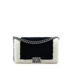 Сумка через плечо Old Medium Bicolor Shearling Boy Flap (2015-2016 годы) 1