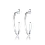 Серьги Creole Oval Round Geo Basic Blogger 1