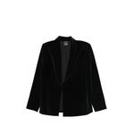 velvet shawl-lapel jacket 1