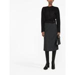 herringbone A-line skirt 2