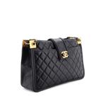 Elegant CC Tote Quilted Lambskin Large satchel 3