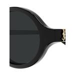 Солнцезащитные очки в овальной оправе с логотипом YSL 3