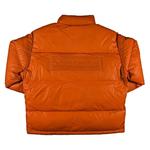 Пуховики Supreme Reflective Speckled Down Jacket «Orange» 2