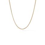Колье Box Chain из желтого золота 1