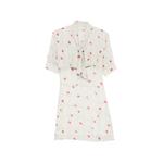 floral-print pussy-bow mini dress 1