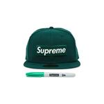 Бейсболки Supreme Sharpie Box Logo New Era 'Dark Green' 1
