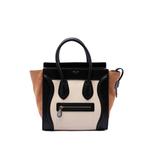 Сумка-тоут Tricolor Calfskin and Suede Luggage размера микро (2012 год) 1