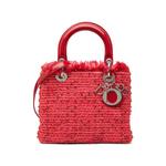 Сумка-сэтчел Lady Dior среднего размера со стразами и бахромой (2012 год) 1