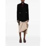 Anagram-embroidered layered-cuff blazer 2